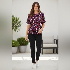 Michael Kors Azalea Short Sleeve Top